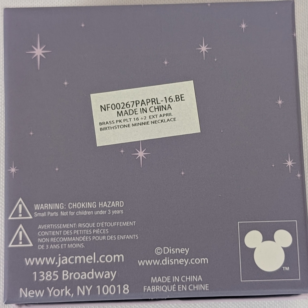 Disney Rose Gold Minnie Mouse Necklace - Picture 7 of 7